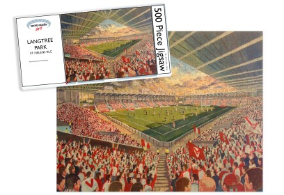 Langtree Park Stadium Fine Art Jigsaw Puzzle - St Helens Rugby League